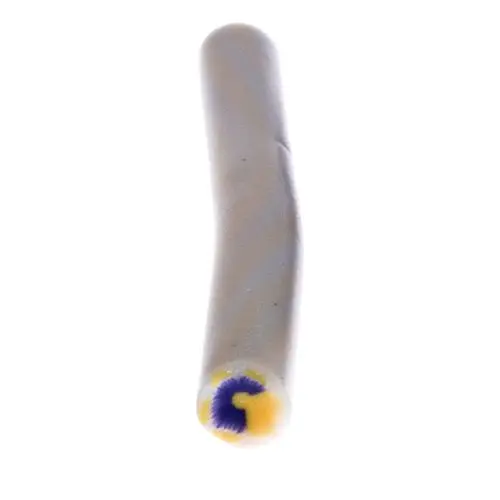 Ornament - Fimo Nail Decoration in Blue-Yellow Colour, Stick