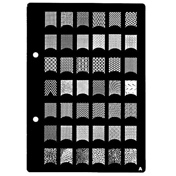 XL Plate for stamping nail art A