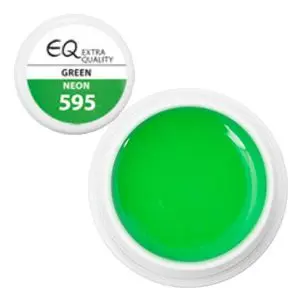 595 – Neon Green, coloured UV gel 5g